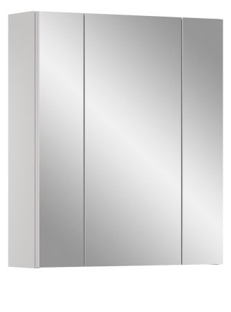 Badezimmer Spiegelschrank Talerno in Wei� 3-t�rig, Badschrank 60 x 70 cm