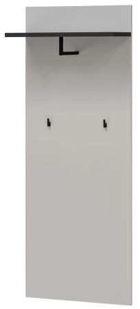 Garderobe Set Vektor in Kaschmir und schwarz Kompaktgarderobe 3-teilig mit Streifenmuster 90 x 203 cm