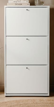 Schuhkipper Binz in Wei� 58 x 133 cm