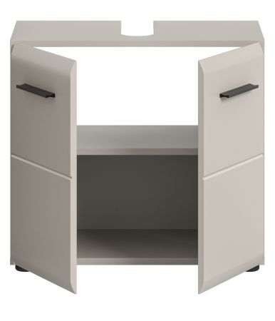 Waschbeckenunterschrank Cover in Kaschmir / Sand Badezimmer Unterschrank 60 cm
