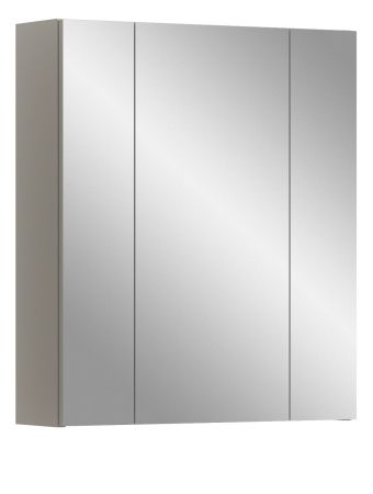 Badezimmer Spiegelschrank Cover in Kaschmir / Sand, Badschrank 3-t�rig 60 x 70 cm