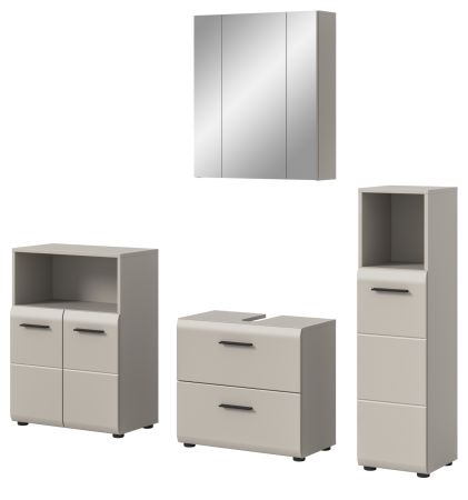 Badm�bel Set 4-teilig Cover in Kaschmir / Sand Badkombination 180 x 185 cm
