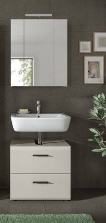 Badm�bel Set 2-teilig Cover in Kaschmir / Sand, Badkombination 60 x 185 cm