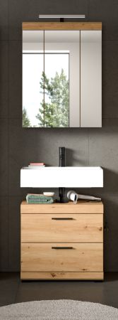 Badm�bel Set 2-teilig Shawn in Artisan Eiche Badkombination 60 x 191 cm