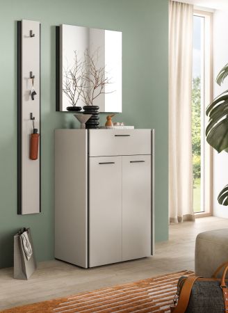 Garderobe Set 3-teilig Nevia in Kaschmir 111 x 190 cm, Soft-Close