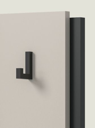 Garderobe Set 4-teilig Nevia in Kaschmir 185 x 190 cm, Soft-Close