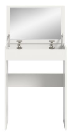 Schminktisch Charme in Wei�, Kosmetiktisch mit Spiegel 62 x 84 cm, Soft-Close