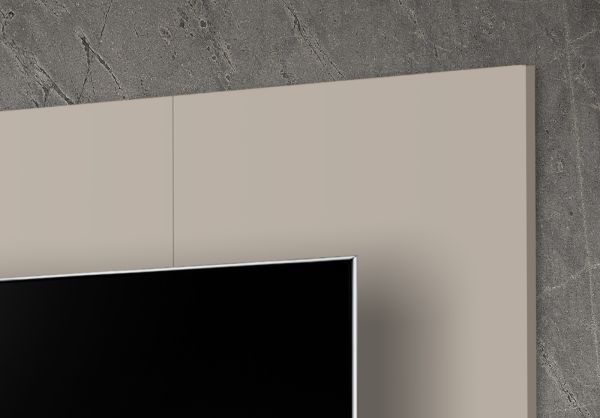 Wohnwand Option in Kaschmir Schrankwand 4-teilig h�ngend mit Push-To-Open, 260 x 170 cm