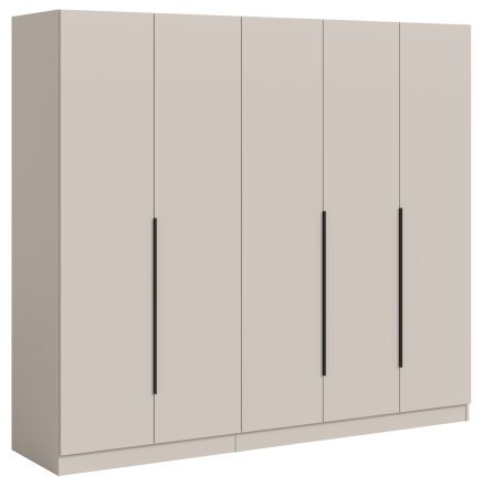Kleiderschrank Swan in Kaschmir / Sand Dreht�renschrank 5-t�rig 200 x 181 cm