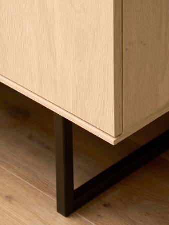 Garderobe Set 5-teilig Breda in Stone Eiche Garderobenkombination 215 cm