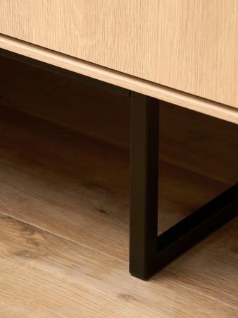 Garderobe Set 4-teilig Breda in Stone Eiche Garderobenkombination 158 x 200 cm