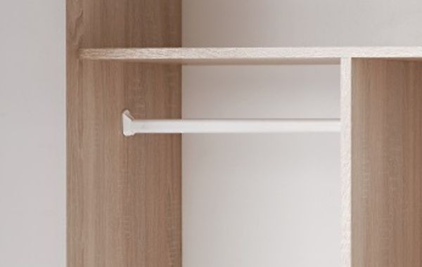 Kinderzimmer / Jugendzimmer Superior in wei� und Sonoma Eiche Komplett Set 4-teilig