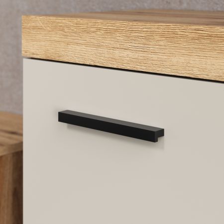 Badm�bel Set 4-teilig Celeste in Kaschmir und Evoke Eiche Badkombination 164 x 184 cm