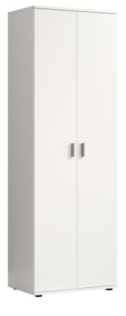 Mehrzweckschrank Purio in wei�, Besen- und Staubsaugerschrank 60 x 176 cm