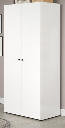 Kleiderschrank Purio in wei� Dreht�renschrank 2-t�rig 81 x 176 cm