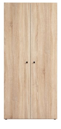 Kleiderschrank Purio in Sonoma Eiche hell Dreht�renschrank 2-t�rig 81 x 176 cm