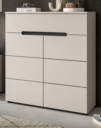 Flurkommode Cooper in Kaschmir Schuhschrank 80 x 94 cm, Soft-Close