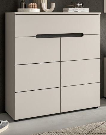 Flurkommode Cooper in Kaschmir Schuhschrank 80 x 94 cm, Soft-Close