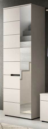 Garderobenschrank Cooper in Kaschmir 65 x 190 cm variable Inneneinteilung, Soft-Close