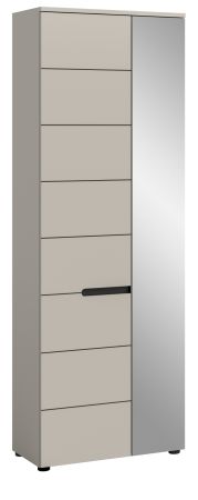 Garderobenschrank Cooper in Kaschmir 65 x 190 cm variable Inneneinteilung, Soft-Close