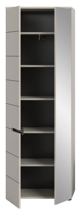 Garderobenschrank Cooper in Kaschmir 65 x 190 cm variable Inneneinteilung, Soft-Close