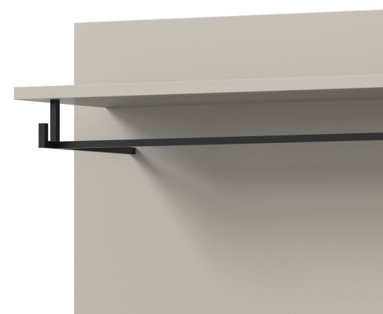 Garderobenpaneel Cooper in Kaschmir Set 2-teilig 80 cm