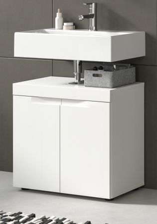 Waschbeckenunterschrank Gusto in wei� matt Badezimmer Unterschrank 60 cm