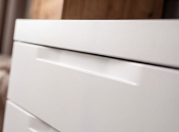 Badezimmer Kommode Gusto in wei� matt Badschrank 75 x 82 cm