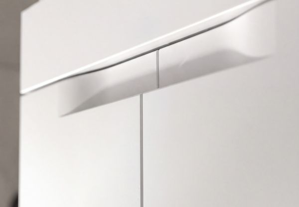 Badm�bel Set 2-teilig Gusto in wei� matt Badkombination 60 x 194 cm