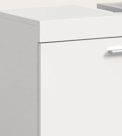 Waschbeckenunterschrank Adam in Wei� 65 x 63 cm mit 2 Vollauszug-Schubladen