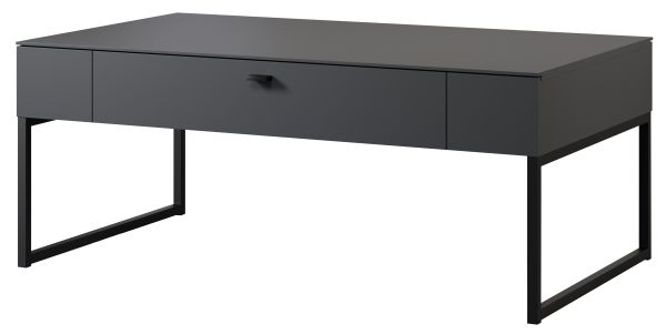 Couchtisch Nuvola in grau und Eiche Evoke, Wohnzimmertisch 110 x 45 cm
