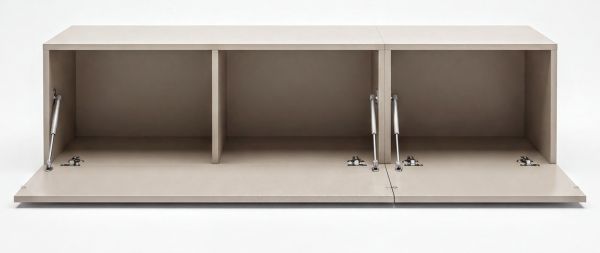 TV-Lowboard Nexus in Kaschmir TV Unterteil h�ngend / stehend 135 cm, Soft-Close