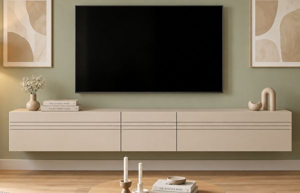 TV-Lowboard Nexus in Kaschmir TV Unterteil h�ngend / stehend 225 cm, Soft-Close