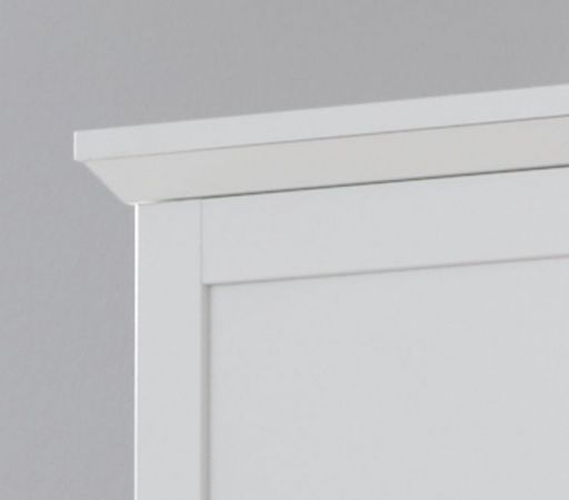 Garderobenschrank Milla in wei� Landhaus Schuh- / Garderobenschrank 81 x 196 cm