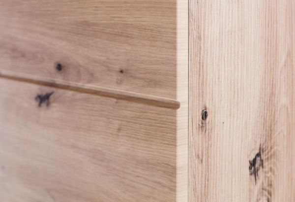 Badezimmer Hochschrank Adamo in Asteiche Badschrank 37 x 190 cm