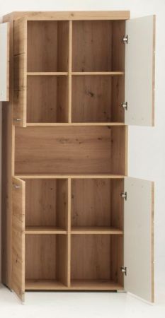Badezimmer Hochschrank Adamo in Asteiche Badschrank 73 x 190 cm