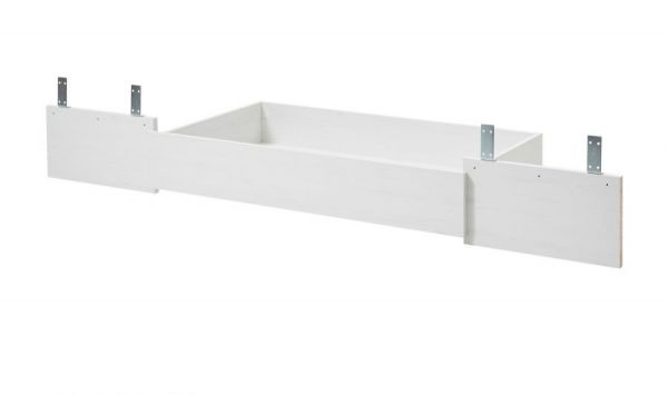 Bett Rovola in Pinie wei� / Oslo Pinie Landhaus Einzelbett Liegefl�che 100 x 200 cm