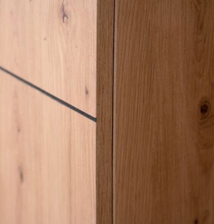 TV-Lowboard Liam in Artisan Eiche und schwarz TV-Unterteil 200 x 65 cm