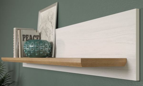 TV-Lowboard Timber in Andersen Pinie wei� und Artisan Eiche Landhaus TV-Unterteil mit Komforth�he 148 x 59 cm