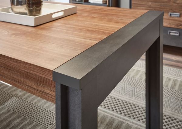 Esstisch Auburn in Eiche Stirling und Matera grau K�chentisch 154 x 90 cm