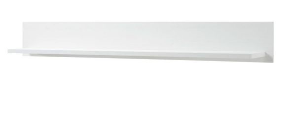 Wandboard Hemsby in wei� Pinie Landhaus Wandregal 146 cm B�cherregal