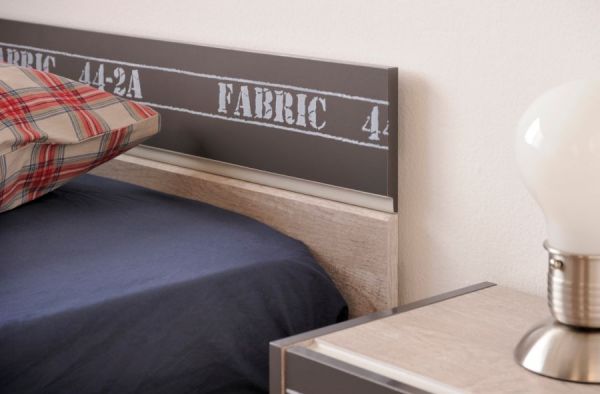 Parisot Kinder- und Jugendzimmer Set 4-teilig Fabric13 in Esche grau