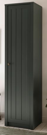 Stauraumschrank Forres in gr�n Landhaus Wohn- und Esszimmer Mehrzweckschrank 50 x 197 cm