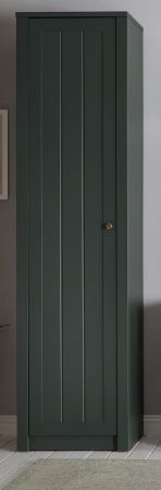 Stauraumschrank Forres in gr�n Landhaus Wohn- und Esszimmer Mehrzweckschrank 50 x 197 cm