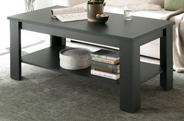 Couchtisch Forres in gr�n Landhaus Beistelltisch mit Ablage 120 x 60 cm
