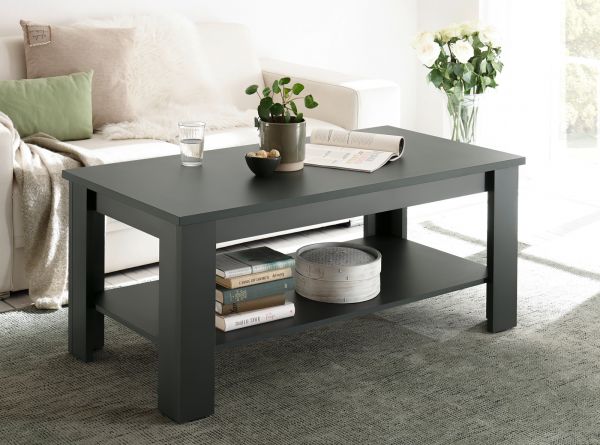 Couchtisch Forres in gr�n Landhaus Beistelltisch mit Ablage 120 x 60 cm
