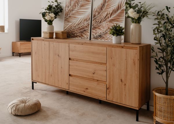 Sideboard Bastia in Artisan Eiche Kommode 170 x 87 cm