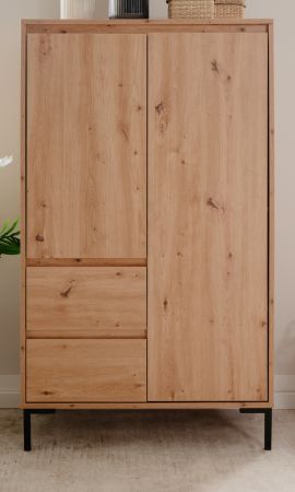 Highboard Bastia in Artisan Eiche Anrichte 81 x 139 cm