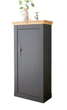 Kommode Ribera in grau und Wotan Eiche Landhaus Wohn- und Esszimmer Highboard 72 x 146 cm