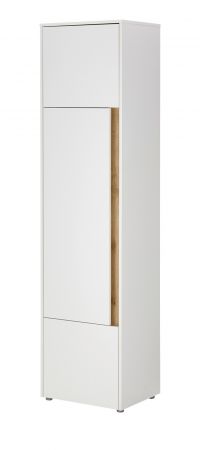 Aktenschrank Center in wei� und Wotan Eiche Stauraumschrank f�r Homeoffice und B�ro 50 x 200 cm